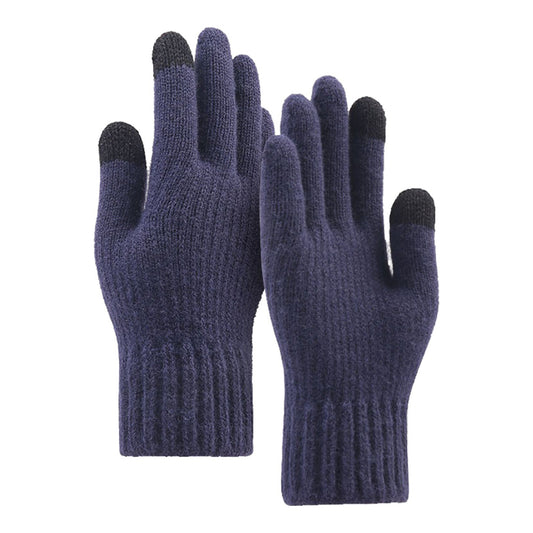 Unisex vintertactilhandskar Techsuit ST0012, storlek 22 cm, marinblå