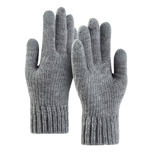Unisex vintertactilhandskar Techsuit ST0012, storlek 22 cm, ljusgrå