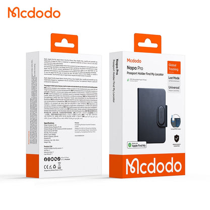 Mcdodo SmartTag Passport Napa Pro AT-4180 för iOS-serien, svart