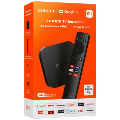 Mediaspelare Xiaomi Mi TV Box S, Wi-Fi, 4K, HDR10+, Gen 2 PFJ4151EU