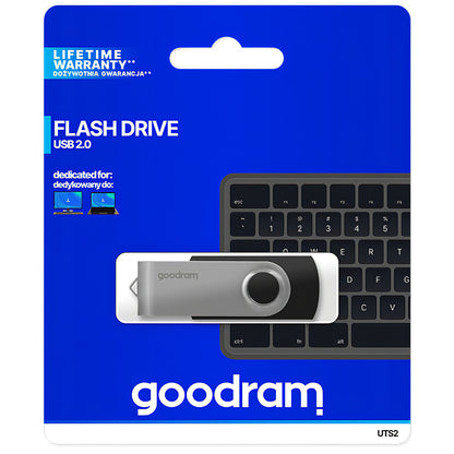 Extern USB-A-minne GoodRam UTS2, 128Gb UTS2-1280K0R11