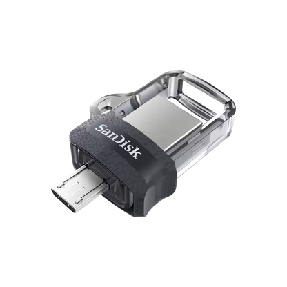 Externminne USB-A 3.0 / microUSB SanDisk Ultra Dual Drive, 64Gb SDDD3-064G-G46