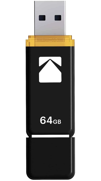 Extern USB-A 3.0-minne Kodak K100, 64Gb EKMMD64GK103