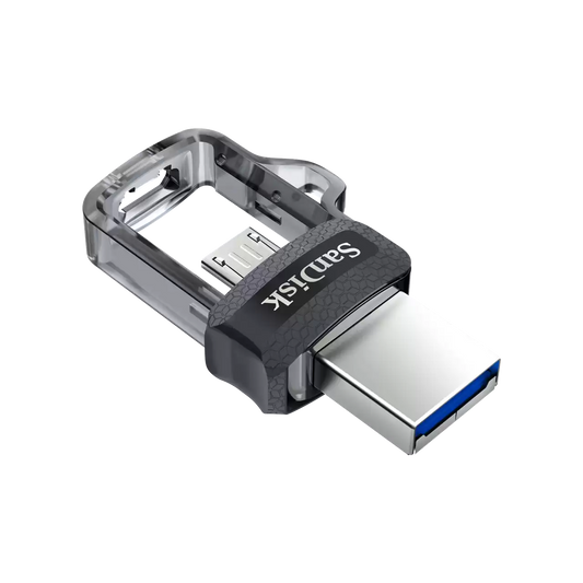 Externminne USB-A 3.0 / microUSB SanDisk Ultra Dual Drive, 64Gb SDDD3-064G-G46