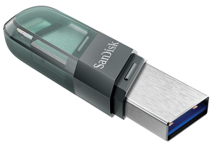 Externminne USB-A 3.1 / Lightning SanDisk iXpand Flip, 256Gb SDIX90N-256G-GN6NE