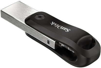 SanDisk iXpand Go External Memory USB-A 3.0 / Lightning, 256Gb SDIX60N-256G-GN6NE