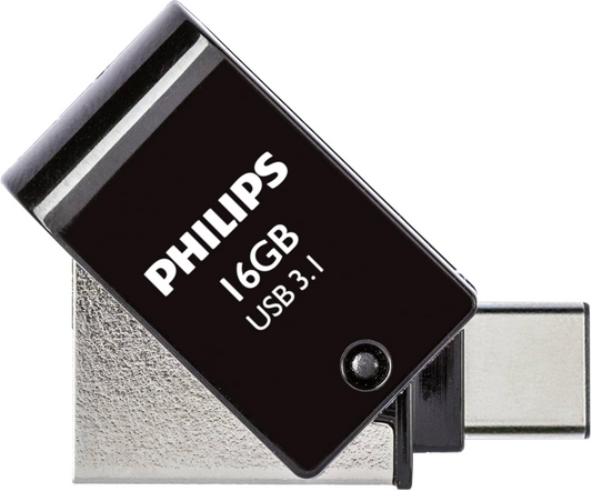 Extern USB-minne USB-A 3.1 / USB-C Philips, 16Gb FM16DC152B/00