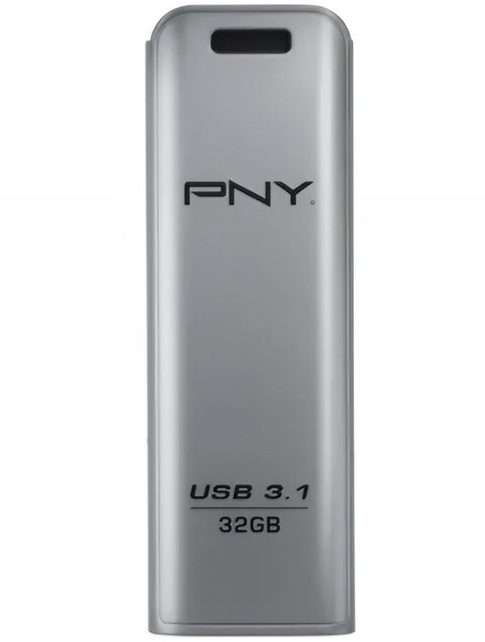 Extern USB-A 3.1-minne PNY Elite Steel, 32Gb FD32GESTEEL31G-EF
