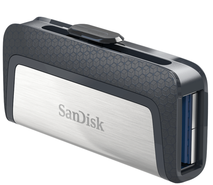 Externminne USB-A 3.1 / USB-C SanDisk Ultra Dual Drive, 32Gb SDDDC2-032G-G46