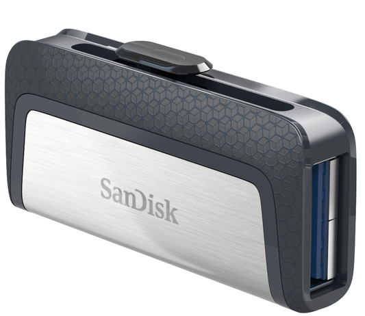 Externminne USB-A 3.1 / USB-C SanDisk Ultra Dual Drive, 32Gb SDDDC2-032G-G46