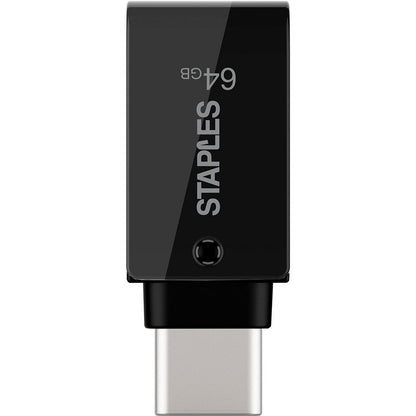 Externminne USB-A 3.1 / USB-C Staples K23, 64Gb EKMMD64GK233CST