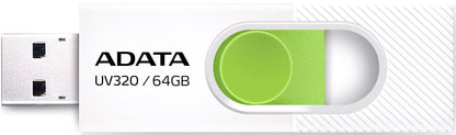 Externminne USB-A 3.2 Adata UV320, 64Gb AUV320-64G-RWHGN