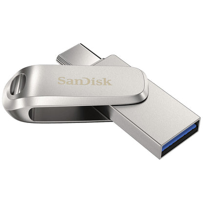 Externminne USB-A 3.2 / USB-C SanDisk Ultra Luxe Dual Drive, 32Gb SDDDC4-032G-G46