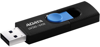 Extern USB-A 3.2-minne Adata UV320, 64GB AUV320-64G-RBKBL