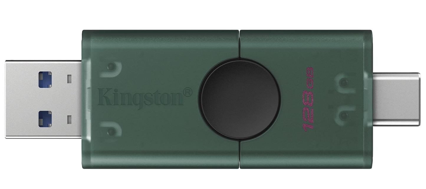 Extern minne USB-A 3.2 / USB-C Kingston Duo, 128Gb DTDEG2/128GB