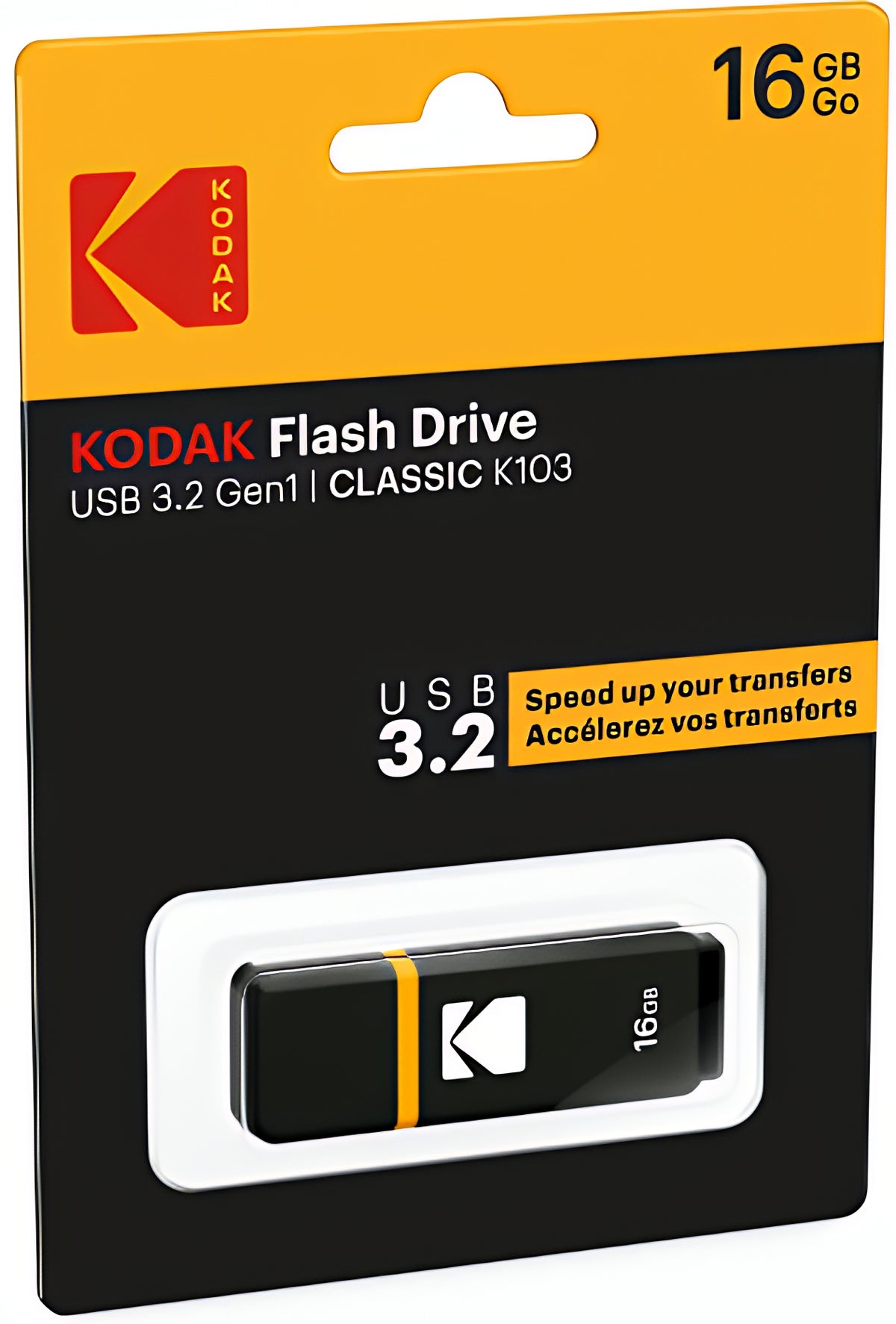 Extern USB-A 3.2-minne Kodak K100, 32Gb EKMMD32GK103