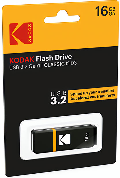 Extern USB-A 3.2-minne Kodak K100, 32Gb EKMMD32GK103