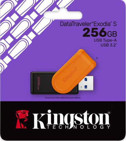 Externminne USB-A 3.2 Kingston DT Exodia S, 256Gb DTXS/256GB