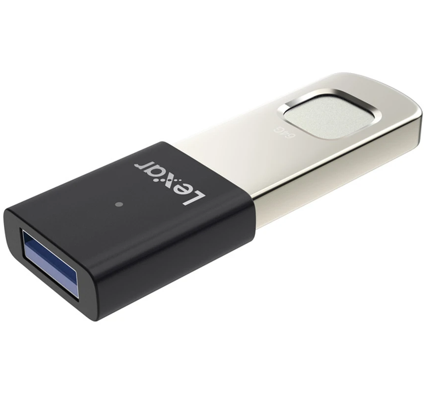 Extern minne USB-A 3.2 Lexar JumpDrive Fingerprint F35 Pro, 64Gb