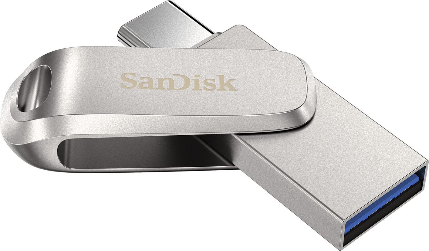 Extern minne USB-A 3.2 / USB-C SanDisk Ultra Luxe Dual Drive, 128Gb SDDDC4-128G-G46