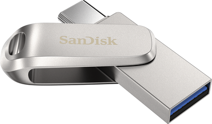 Extern minne USB-A 3.2 / USB-C SanDisk Ultra Luxe Dual Drive, 128Gb SDDDC4-128G-G46