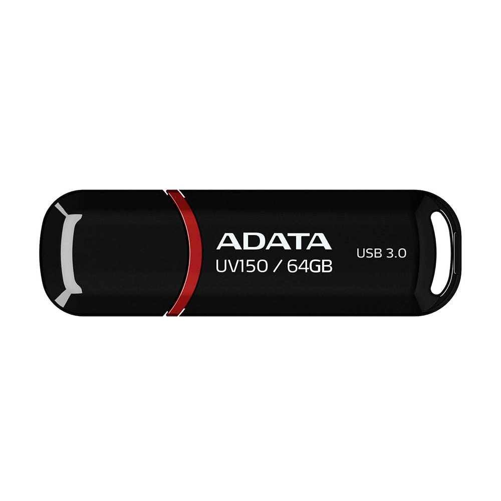 Externt USB-A 3.2-minne Adata UV150, 64 GB AUV150-64G-RBK