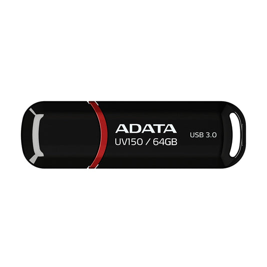 Externt USB-A 3.2-minne Adata UV150, 64 GB AUV150-64G-RBK