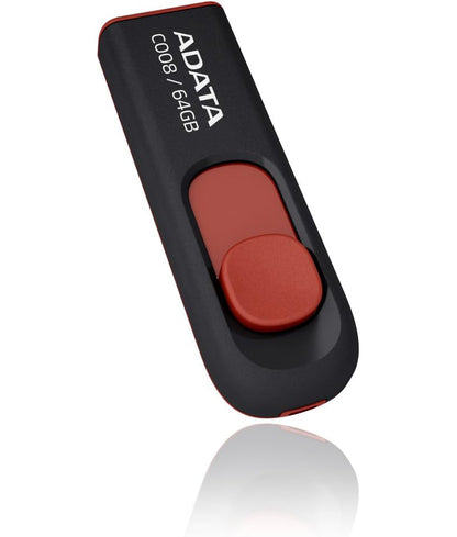 Externminne USB-A Adata C008, 64Gb AC008-64G-RKD