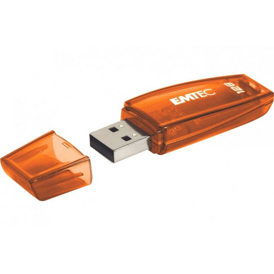 Extern USB-A-minne Emtec C410 Color Mix, 128Gb ECMMD128G2C