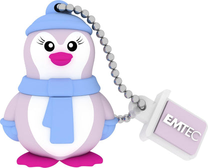 Externminne USB-A Emtec M336 Miss Penguin, 16Gb ECMMD16GM336