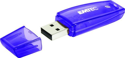 Extern USB-A-minne Emtec C410 Color Mix, 8Gb ECMMD8GC410