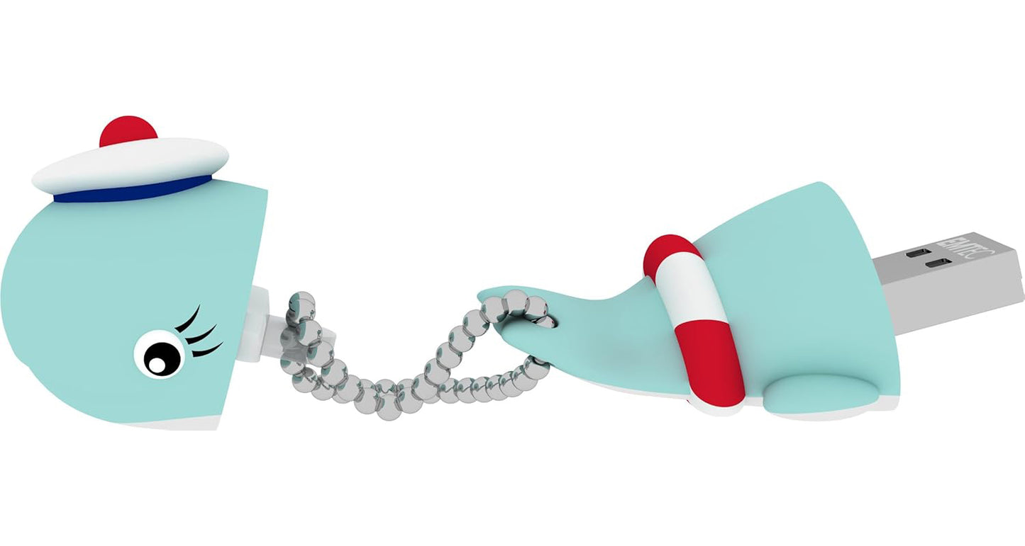 Externminne USB-A Emtec M337 Whale, 16Gb ECMMD16GM337