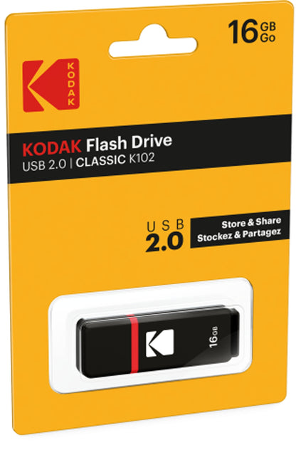 Extern USB-A-minne Kodak K102, 16Gb EKMMD16GK10