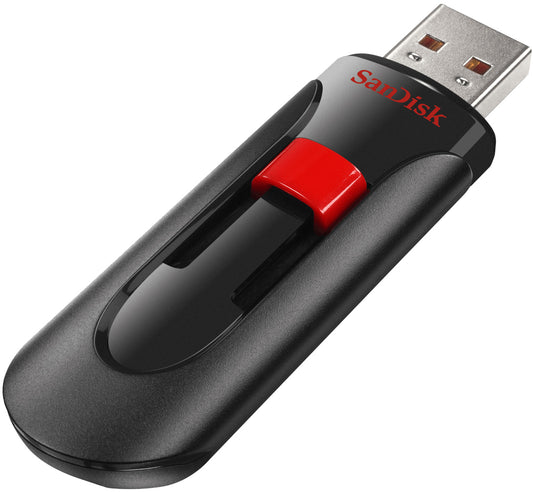 Extern USB-A-minne SanDisk Cruzer Glide, 64Gb SDCZ60-064G-B35