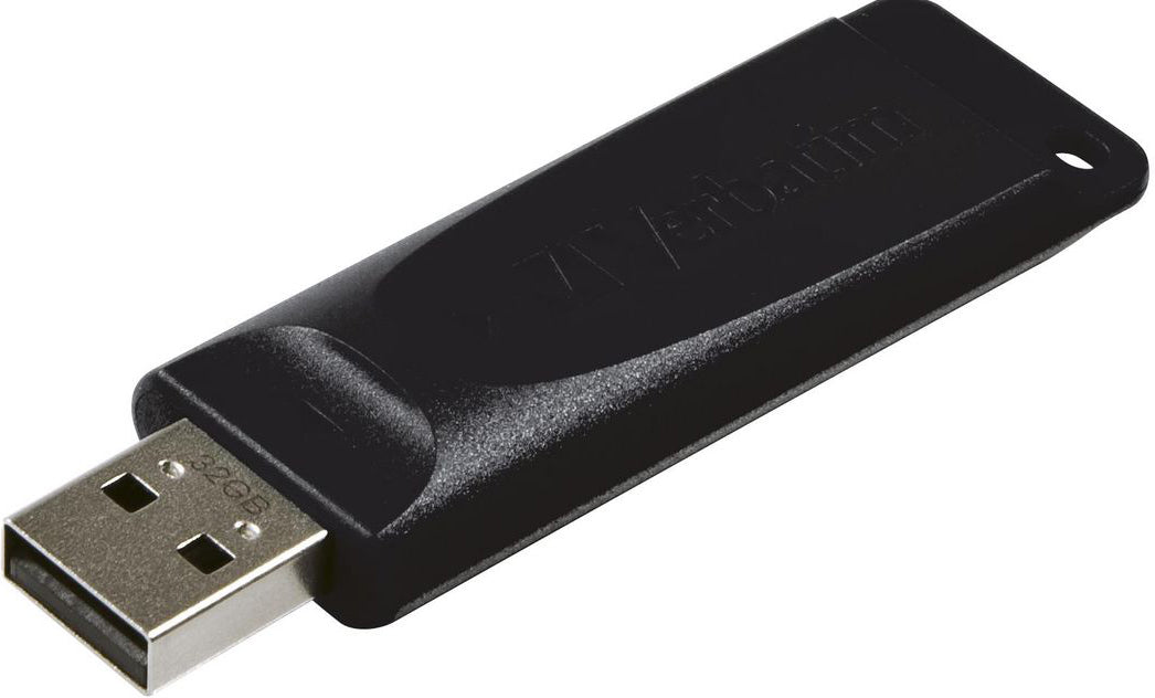 Extern USB-A-minne Verbatim PenDrive Slider, 32Gb 98697
