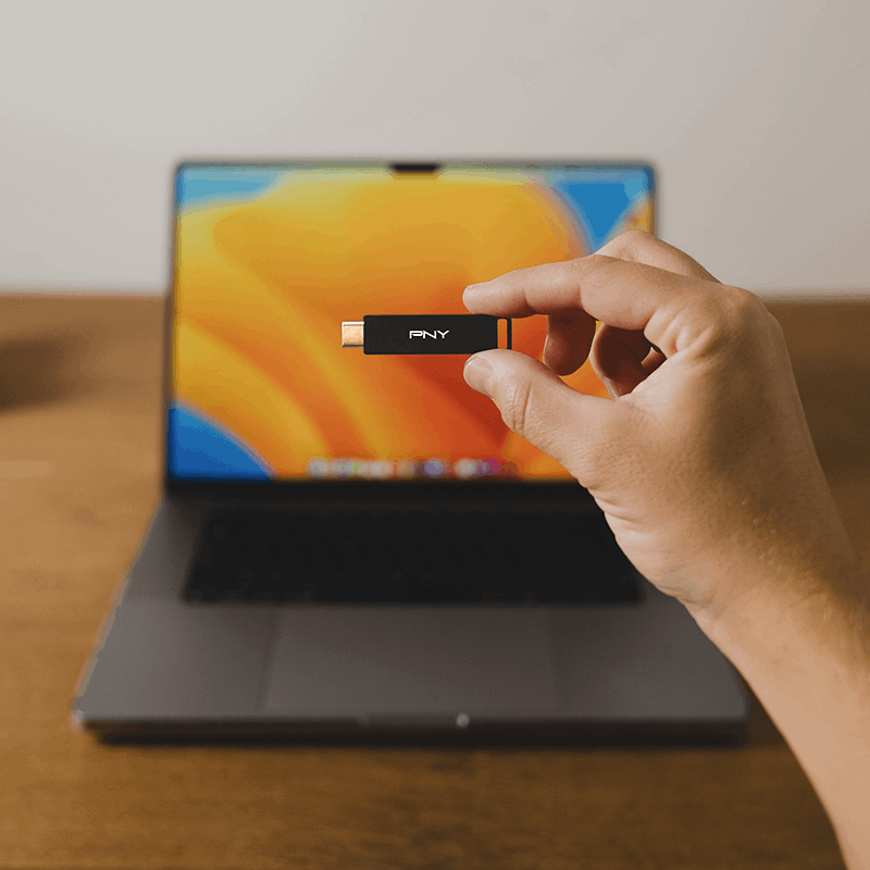 Externminne USB-C PNY PenDrive Elite X, 64Gb P-FDI64GELTXC-GE