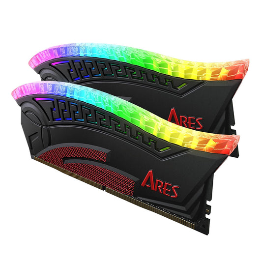 RAM-minne Dato Ares Armor, DDR4, RGB, 2 x 8GB, 3600Mhz, CL18, Svart AMRGB8GX216G36K