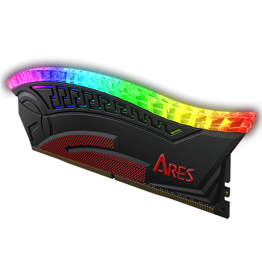 RAM-minne Dato Ares Armor, DDR4, RGB, 8GB, 3600Mhz, CL18, Svart AMRGB1G88G36K