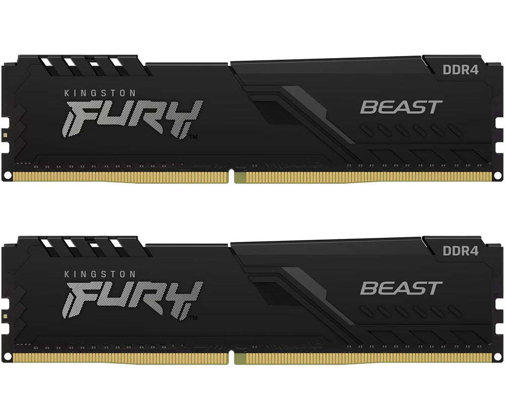 Kingston Fury Beast RAM-minne, DDR4, 2 x 16GB, 3200MHz KF432C16BBK2/32