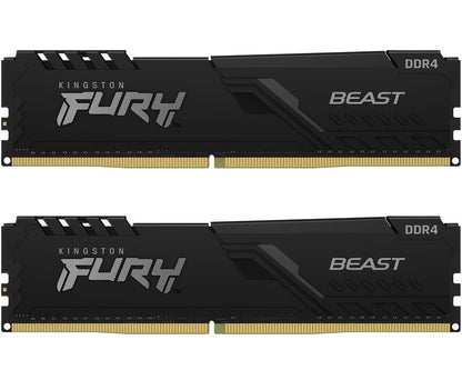 Kingston Fury Beast RAM-minne, DDR4, 2 x 16GB, 3200MHz KF432C16BBK2/32