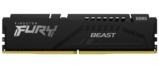 Kingston Fury Beast RAM-minne, DDR5, 8GB, 5600Mhz, Omslaget KF556C40BB-8