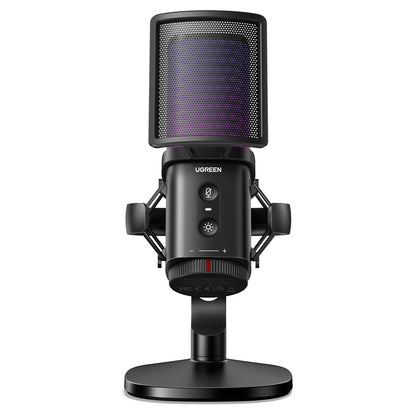 Cardioid Mikrofon UGREEN CM581 (65629), RGB, USB-C, 1.5m, Svart