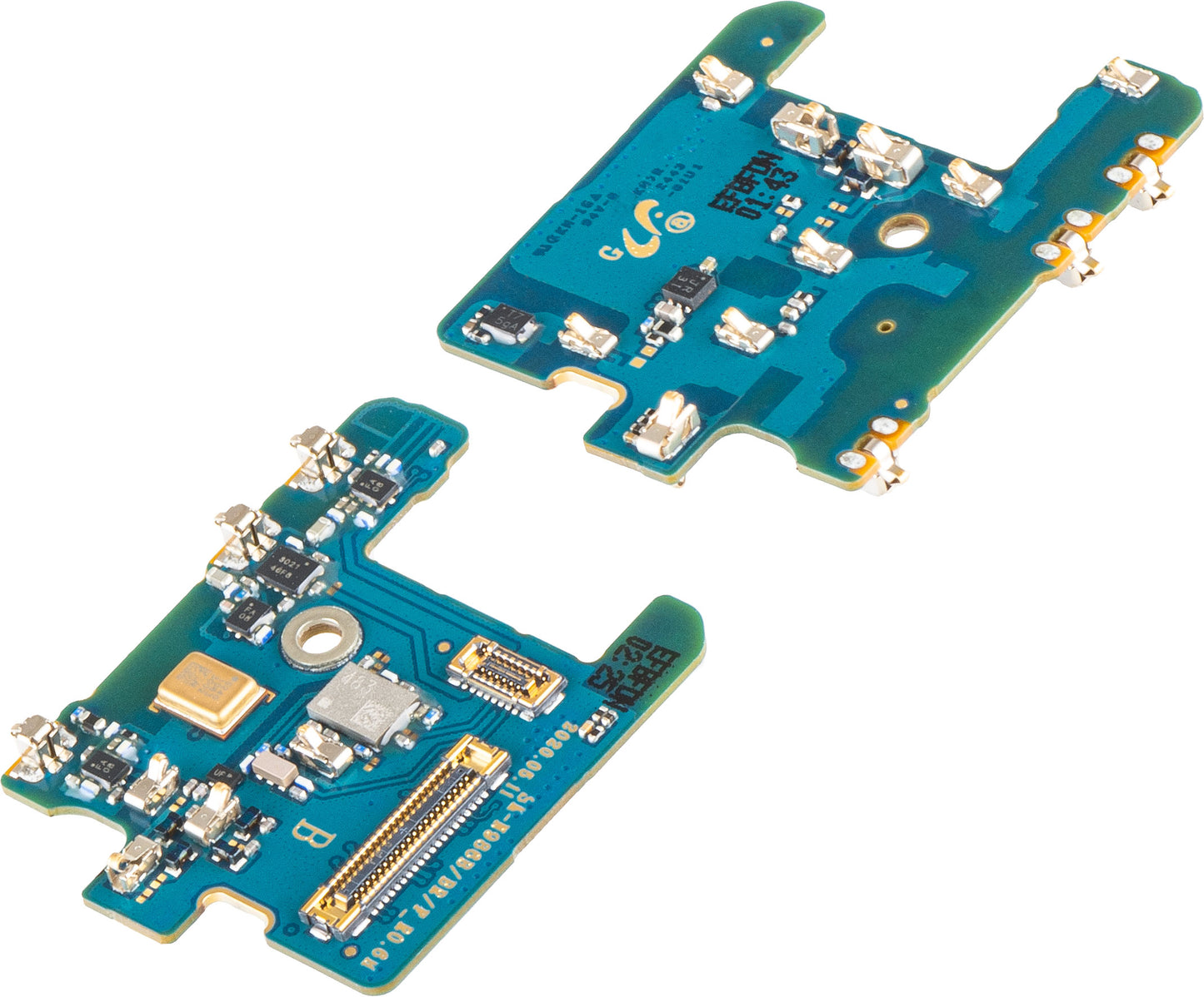 Mikrofon Samsung Galaxy Note 20 Ultra 5G N986 / Note 20 Ultra N985, Med kretskort, Service Pack GH96-13570A