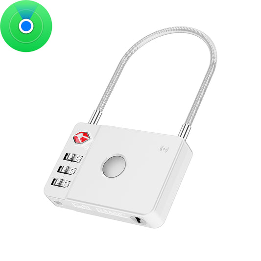 MiLi SmartTag MiLock Luggage för iOS-serien, vit HD-P16-L