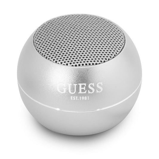 Bärbar Bluetooth-högtalare Guess, 3W, Silver