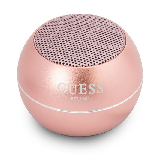 Bärbar Bluetooth-högtalare Guess, 3W, Rosa