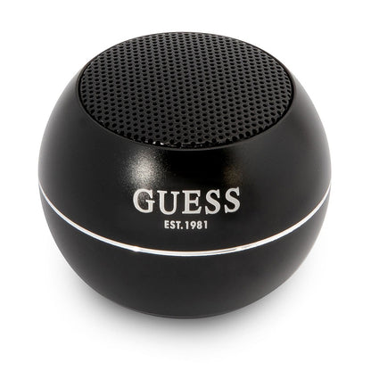 Bärbar Bluetooth-högtalare Guess, 3W, Svart