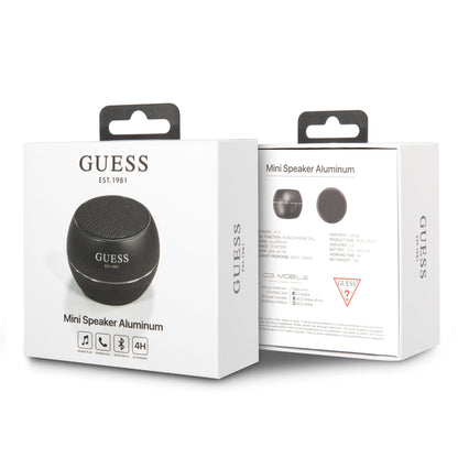 Bärbar Bluetooth-högtalare Guess, 3W, Svart