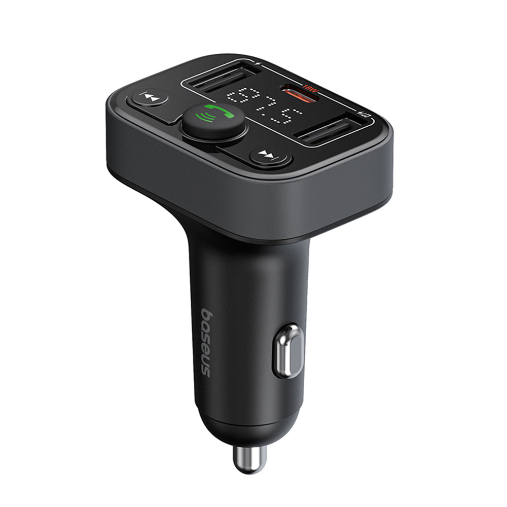 FM Bluetooth-modulator Baseus S-09 Lite, 2 x USB-A - 1 x USB-C C10762300113-00