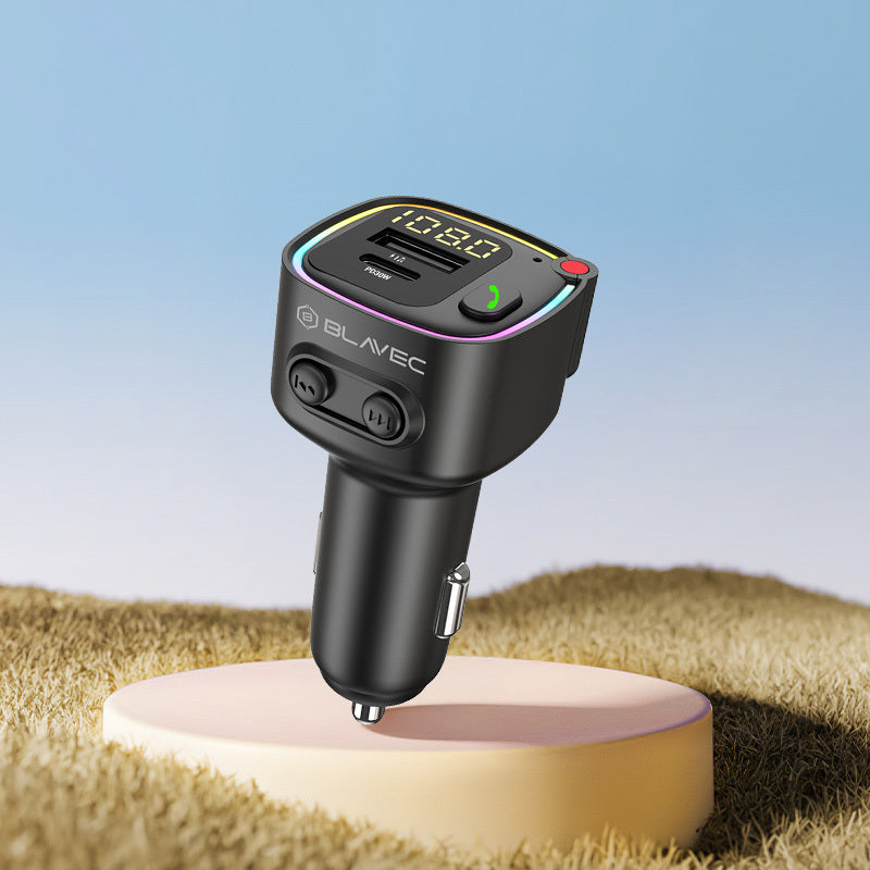 FM Bluetooth-modulator Blavec Flash TR-02, 1 x USB-A - 1 x USB-C
